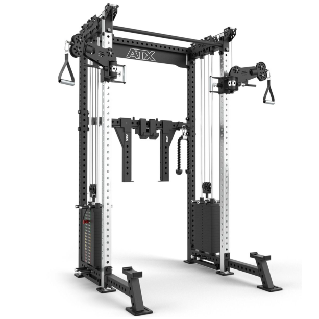 ATX® Cable Half Rack - Medio rack con cruce de poleas con 2 columnas de peso de 90 kg