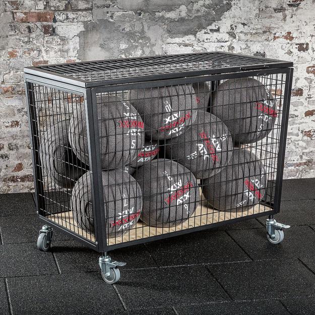 Caja de almacenamiento para balones y Wall Ball