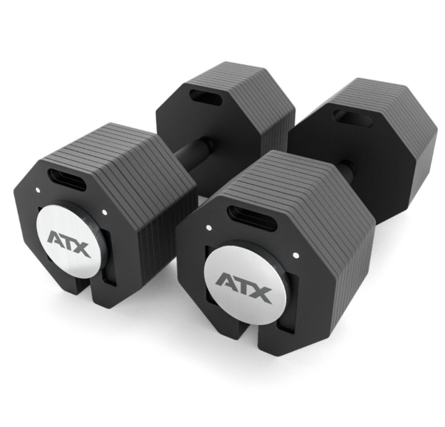 ATX® Octa Dumbells - Mancuernas ajustables 2 x 53 kg