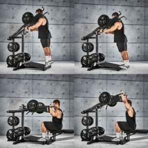 ATX® Lever Arm Squat PRO - Viking Press - Máquina de musculación para hacer sentadillas y press vikingo
