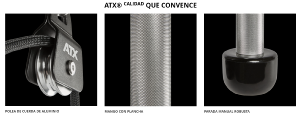 ATX® Cuerda de tracción - Mango de cable con rodillo