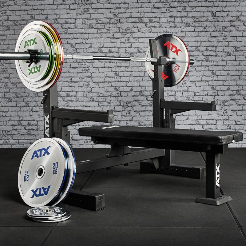 de peso de acero calibrados ATX Powerlifting