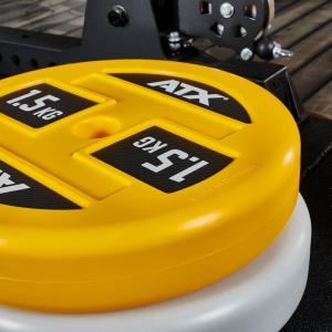 ATX® Technique Plate - Discos de peso para la técnica de levantamiento de pesas - 1,5 a 5 kg