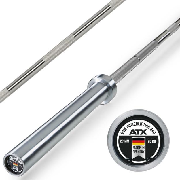 ATX® XTP® Raw Powerlifting Bar - TYP 200 - Fabricada en Alemania