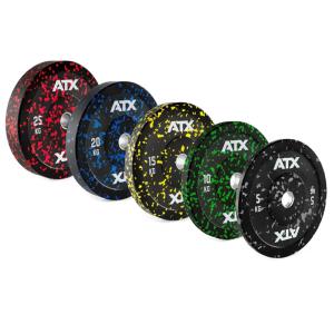 ATX® Discos Bumper, 50mm, color splash - 5 a 25 kg.