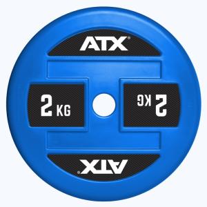 ATX® Technique Plate - Discos de peso para la técnica de levantamiento de pesas - 1,5 a 5 kg