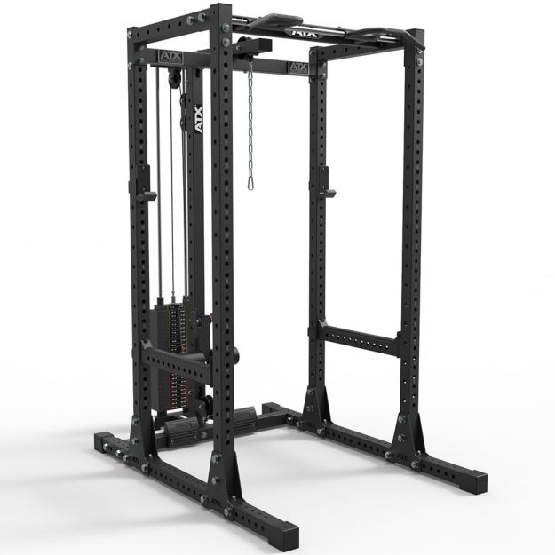 ATX® POWER RACK 750 - SET 160 - Jaula de potencia con estación de poleas PRO 125 kg 