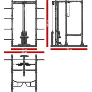 ATX® POWER RACK 750 - SET 280 - Jaula de potencia con estación de poleas PRO