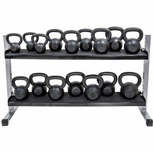 Estante modular para kettlebells. Disponible en 3 medidas: 90cm, 120cm y 150cm