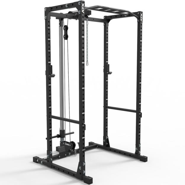 ATX® POWER RACK PRX-520 Altura 218 CM - Jaula de entrenamiento básica con poleas