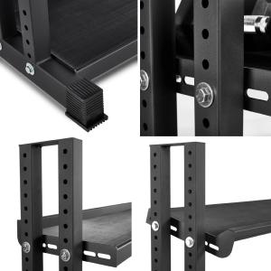 ATX® Rack de almacenamiento para mancuernas hexagonales o Kettlebells - 150 cm
