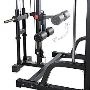 ATX® Máquina de musculación - Multipress tipo smith 30mm - con estación de poleas