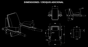 ATX® DIP / AB Combo - Estación de pared plegable: abdominales + fondos en paralelas