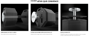 ATX® 4 x tornillos Octa - 172 mm de largo