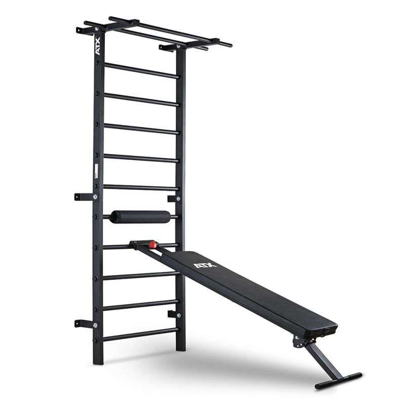 ATX® WALL BAR GYM - Espaldera de pared con banco