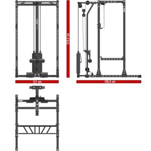 ATX® POWER RACK estación completa - 650 - con estación de poleas 115 kg