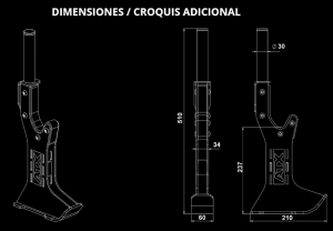ATX® Deadlift Bar Jack, elevador para barra simple/unilateral