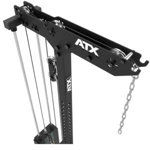 ATX® Estación de poleas y máquina de remo - columna de pesas 115 kg