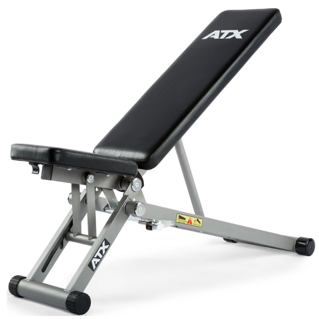 ATX® Banco de entrenamiento plegable - gris