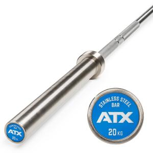 ATX® V4A - Barra olímpica, acero inoxidable