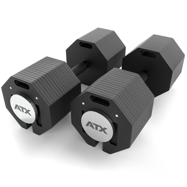 ATX® Octa Dumbells - Mancuernas ajustables 2 x 65 kg