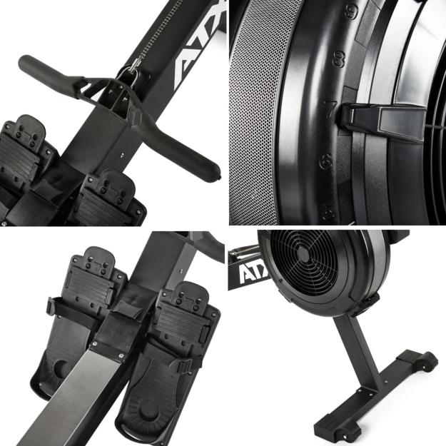 Atx Rowing Machine ATX® Air Rower - máquina de remo con resistencia del aire ajustable