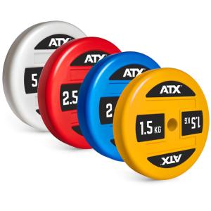 ATX® Technique Plate - Discos de peso para la técnica de levantamiento de pesas - 1,5 a 5 kg