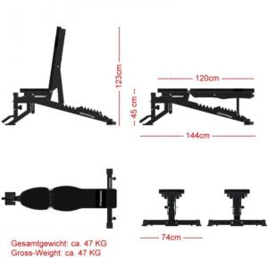 ATX® MULTI BENCH / Banco de musculación multifuncional ULTIMATE