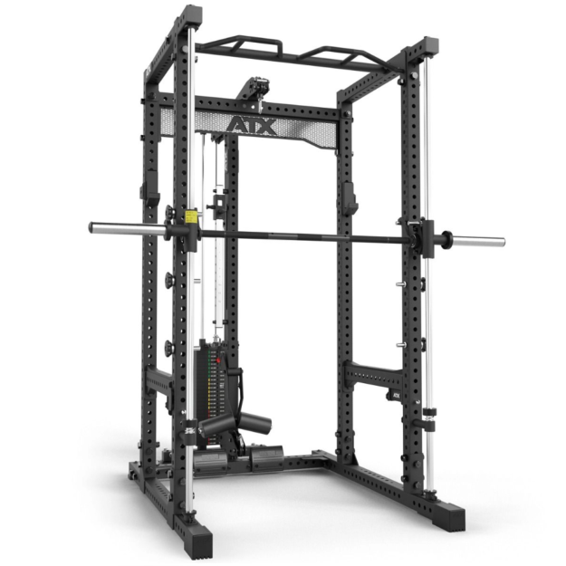 ATX® POWER RACK KPS-200 con estación de poleas PRO - columna de pesos + multipower