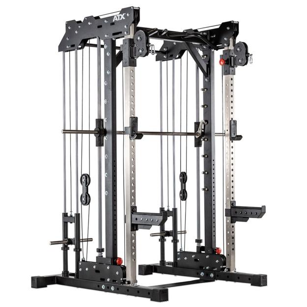 ATX® Multigimnasio profesional - Smith Cable Rack 760 - carga con discos