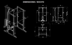 ATX® POWER RACK Komplettstation - Jaula PRX-660 con estación de poleas - con columna de pesos