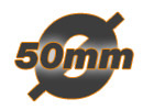 50 mm de dimetro