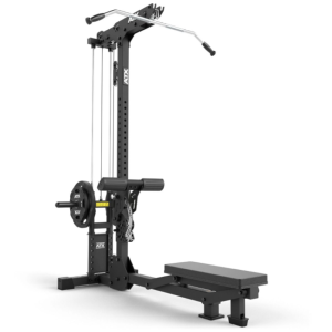 ATX® Estación de poleas y máquina de remo - carga con discos de peso