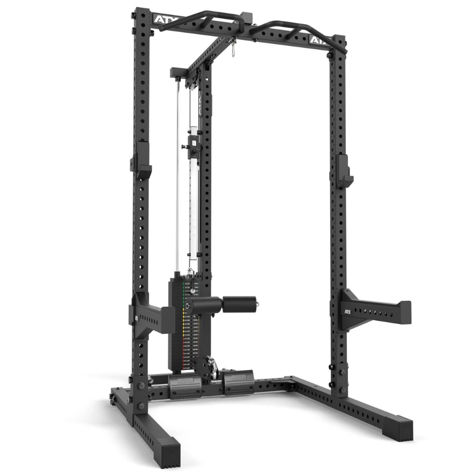 ATX® HALF RACK 780 con estación de poleas - carga con columna de pesos 125kg