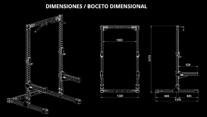 ATX® HALF RACK 780 - media jaula 