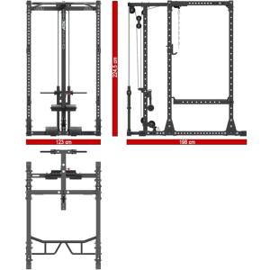 ATX® POWER RACK PRX 770 - SE450 - XL - Jaula de potencia con estación de poleas