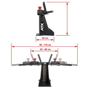 ATX® Barra de dominadas ajustable