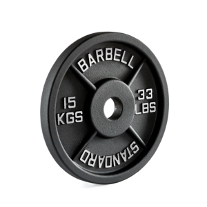 Discos de fundición Barbell Standard, 50 mm