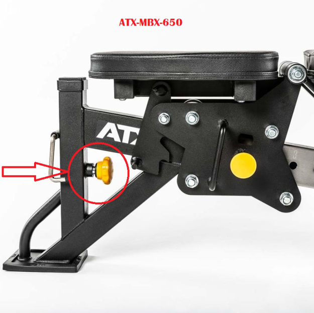 Pin de rosca para el banco ATX-MBX-650 - Piece nº36, Snapper III