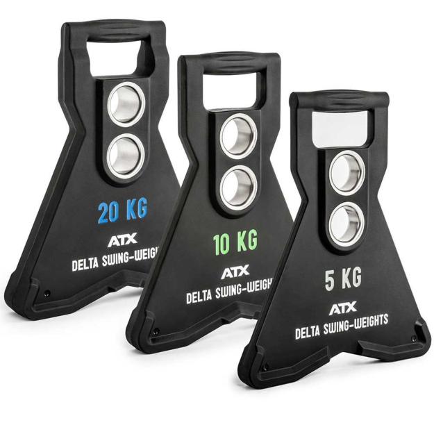 ATX® Delta Swing-Weights - Placas de peso dinámico swing con 2 orificios
