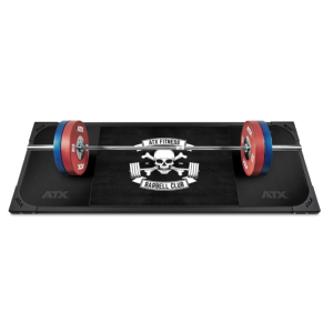 Plataforma de Peso Muerto ATX® con el logo de Barbell Club - Negro