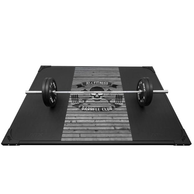 ATX® Plataforma de entrenamiento para Halterofilia - Barbell Club Wood Grey