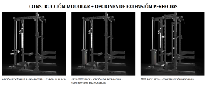ATX® HALF RACK 780 con extensión de almacenamiento