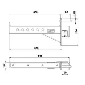 ATX® Safety Spotter Arms - 50 - Serie 600 - Barras de seguridad