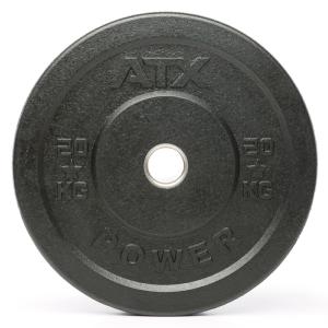 ATX® Discos de peso Bumper de caucho (acabado rugoso) , 50mm