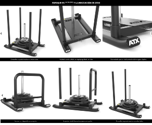 Power sled ATX® TR - Trineo de tiro y empuje para el gimnasio