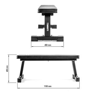 ATX® Banco plano compact, capacidad de carga: 600kg!