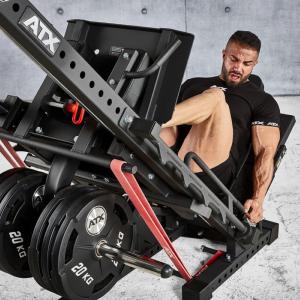 ATX® Máquina de gimnasio: Prensa - Hack Squat Combo 4 en 1