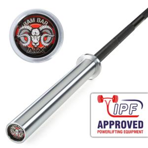 ATX RAM BAR II, Barra powerlifting - PRO Series - xido negro-cromo duro