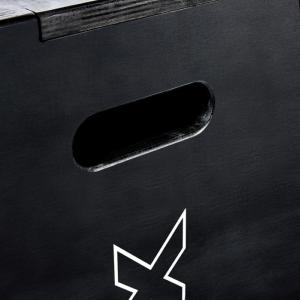 ATX® Plyobox - Cajón pliométrico negro - 50 x 60 x 70 cm